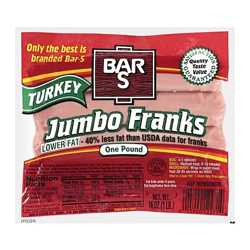Jumbo Turkey Franks