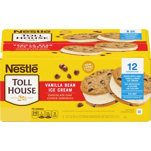 Nestles Tollhouse Ice Cream Sandwiches