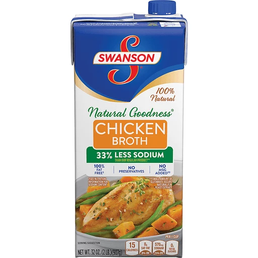 Swanson Broth Chkn Natrl Gdns