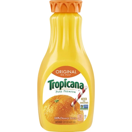 Tropicana 100% Orange Juice No Pulp